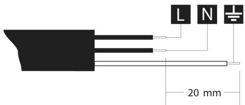 SMEG LSA6544X2 - IF THE APPLIANCE IS PROVIDED WITH A PLUGLESS SUPPLY CORD: - 3