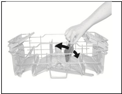 SMEG STA643DD - LOADING THE UPPER BASKET - 6