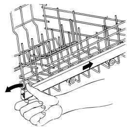 SMEG STA643DD - ADJUSTING THE UPPER BASKET - 3