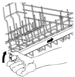 SMEG STA643DD - ADJUSTING THE UPPER BASKET - 1