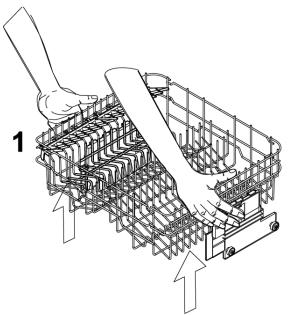 SMEG STA643DD - ADJUSTING THE UPPER BASKET - 4