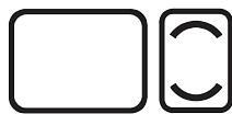 SMEG GM93X9 - Auxiliary oven thermostat knob - 1