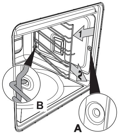 SMEG GM93X9 - Removing guide frames and self-cleaning panels (where present) - 1