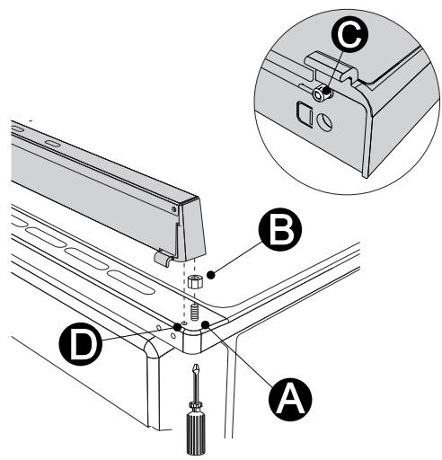 SMEG GM93X9 - Positioning the skirt (on some models only) - 1