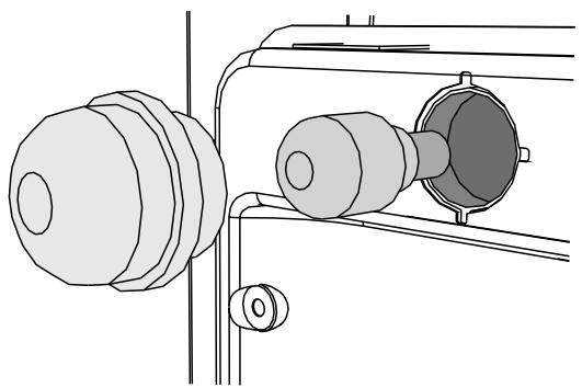 SMEG GM93X9 - Replacing the light bulb (auxiliary oven) - 1