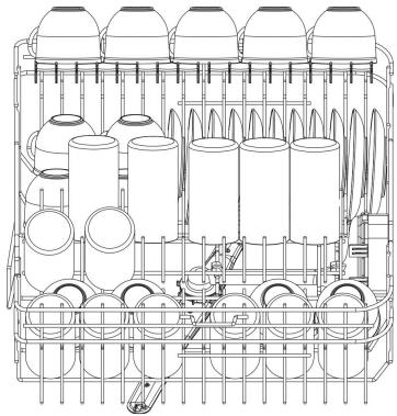 SMEG LSA6439AX2 - Esempi di caricamento per sporco intensivo - 3