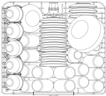 SMEG LSA6439AX2 - Esempi di caricamento per sporco intensivo - 4