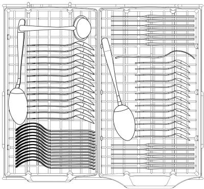 SMEG LSA6439AX2 - Esempi di caricamento per sporco intensivo - 7