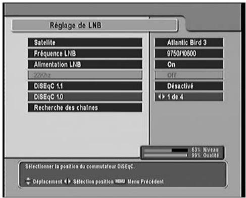 METRONIC TERBOX FRANSAT - Installation avec commutateur : - 2