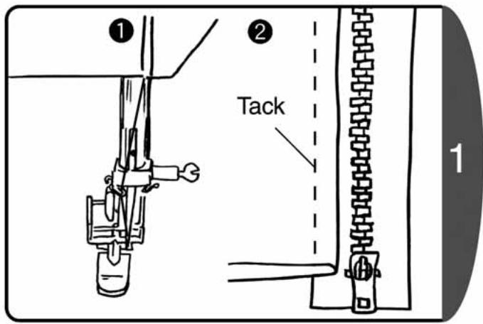 TOYOTA ESM21 - ☆ Sewing the left side of the zipper ☆ - 1