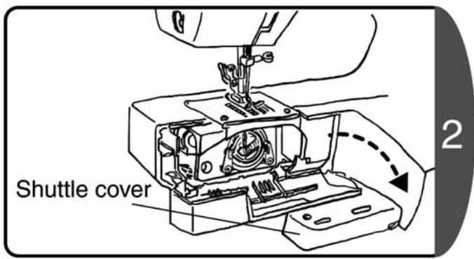 TOYOTA RS2000B - Taking out the bobbin - 4