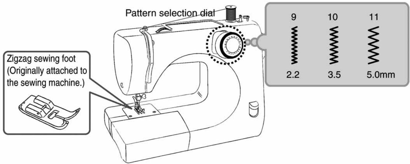 TOYOTA RS2000B - Zigzag sewing - 1