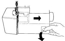 TOYOTA SL1T-X - Opening The Front Panel and Side Cover - 1