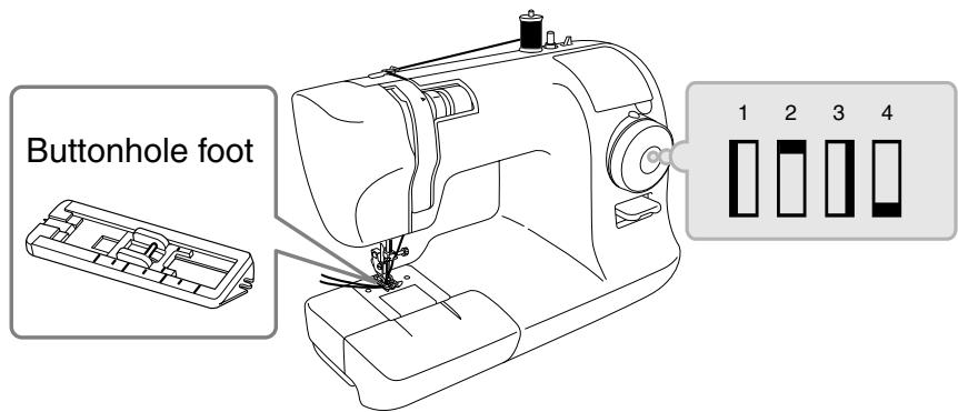 TOYOTA SPB15 - - Buttonhole sewing - 3