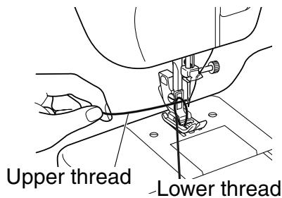 TOYOTA SPB15 - Pulling up the lower thread - 3