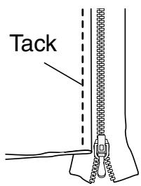 TOYOTA SPB15 - Sewing the left side of the zipper - 3