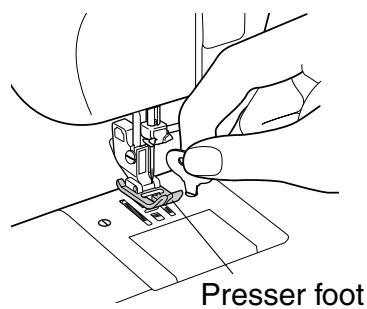 TOYOTA SPB15 - Remove presser foot and needle. - 1