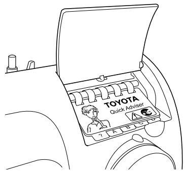 TOYOTA SPB15 - - How to use quick adviser - 1