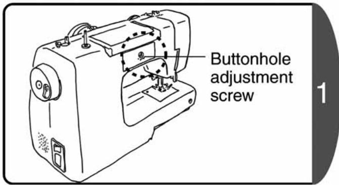 TOYOTA BL16 - Adjustment of buttonhole balance - 1