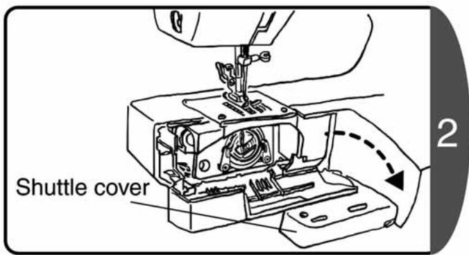 TOYOTA BL16 - Taking out the bobbin - 4