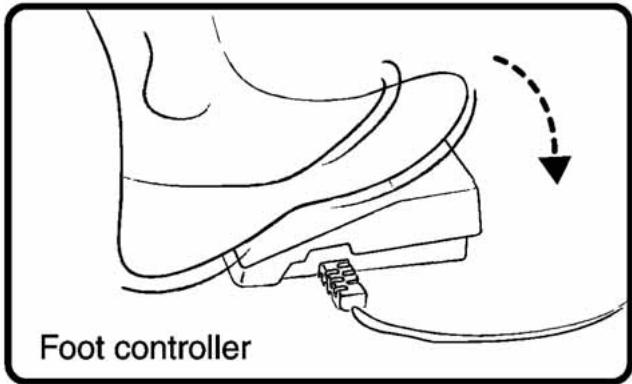 TOYOTA BL16 - How to operate foot controller ☆ - 1