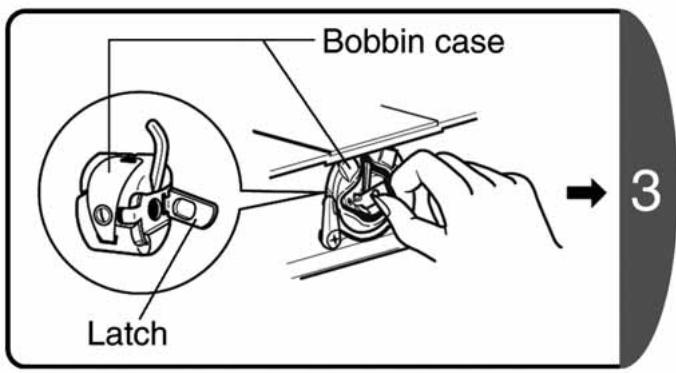 TOYOTA JEANS JSBA21 - Taking out the bobbin - 5