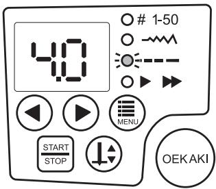 TOYOTA OEKAKI RENAISSANCE - Appuyez sur la touche de fonction ⏻ jusqu'à ce que la LED ---- s'allume. - 1