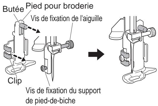 TOYOTA OEKAKI RENAISSANCE - Remplacez le pied-de-biche par le pied pour broderie. - 1