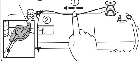 TOYOTA SUPER JEANS 26 - Threading the upper thread - 11