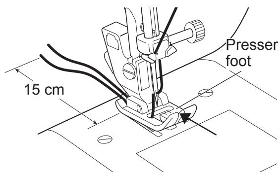 TOYOTA SUPER JEANS 26 - Pulling up the lower thread - 5