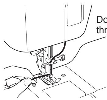 TOYOTA SUPER JEANS 26 - Pulling up the lower thread - 1