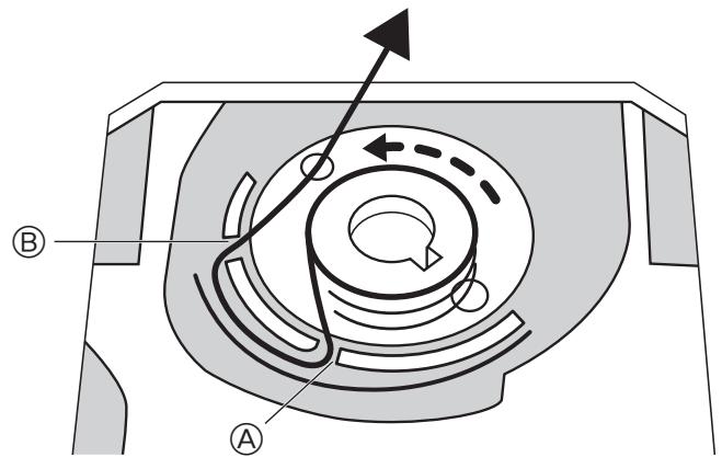 TOYOTA SUPER JEANS 26 - Threading the lower thread - 6