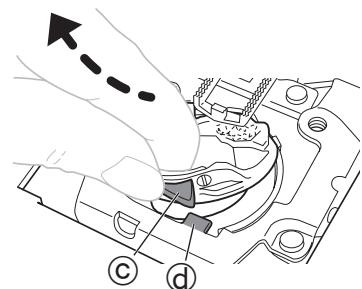 TOYOTA SUPER JEANS 26 - - Cleaning the feed dog and hook - 6