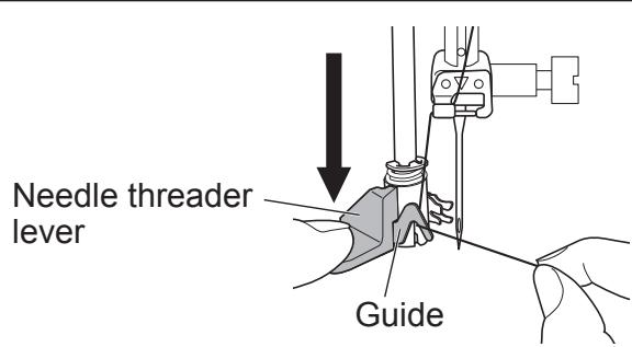 TOYOTA SUPER JEANS 26 - - Using the needle threads - 1