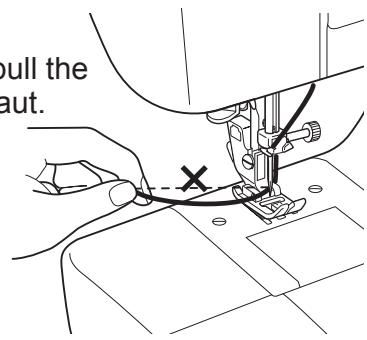 TOYOTA SUPER JEANS 26 - Pulling up the lower thread - 2