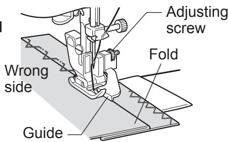 TOYOTA SUPER JEANS 26 - - When using the blind stitch foot - 1