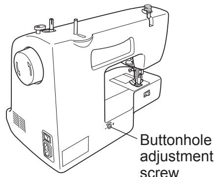 TOYOTA SUPER JEANS 26 - - Adjustment of buttonhole balance - 1