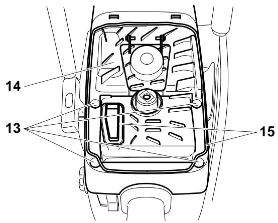 MAKITA DPC6410 - Limpieza / recambio del filtro de aire - 6