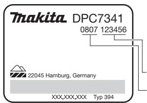 MAKITA DPC8132 - Disposal and environmental protection - 7