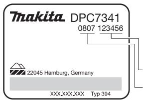 MAKITA DPC8132 - Elimination des déchets et protection de l'environnement - 5