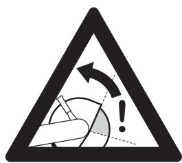 MAKITA DPC8132 - Important! Before cutting, remove all foreign objects, such as rocks, gravel, nails etc. from the cutting area. Otherwise, such objects can be flung away by the disc with great speed. Injury hazard! - 1