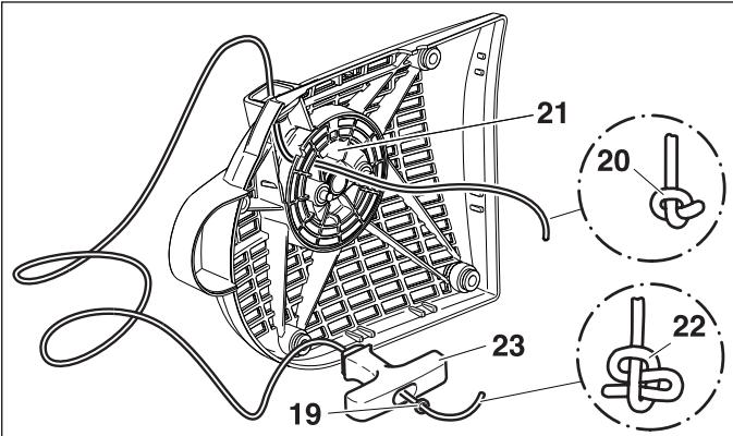 MAKITA DPC8132 - Replacing the starter cable - 3
