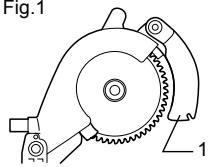 MAKITA LF1000 - Zmiana pozycji klina rozszczepiającego - 1