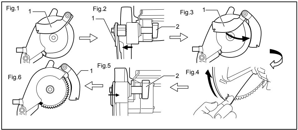 MAKITA LF1000 - Neupositionierung des Spaltkeils - 1