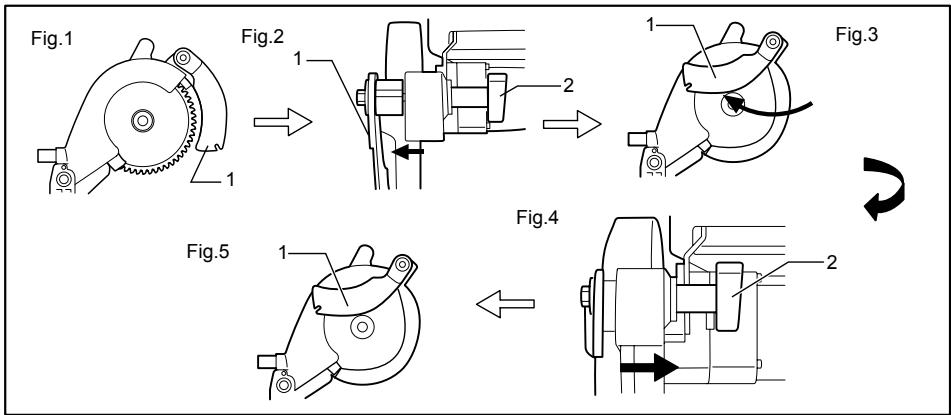 MAKITA LF1000 - Repositioning riving knife - 1