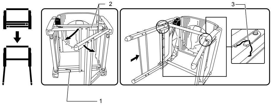 MAKITA LF1000 - Instalarea ca masă înaltă - 1
