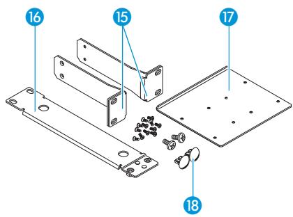 SENNHEISER EK 300 IEM G2 - 19" rack adapter and antenna mount - 1
