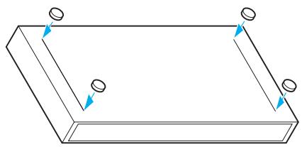 SENNHEISER EK 300 IEM G2 - Mounting the transmitter feet - 1