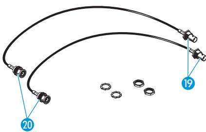 SENNHEISER EK 300 IEM G2 - 19" rack adapter and antenna mount - 2