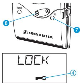 SENNHEISER MIKROPORT SYSTEM 2015 - Mettre le récepteur en marche/à l'arrêt - 1